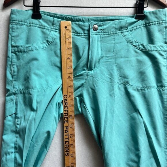 Patagonia Capris Teal Women's Pants Sz 8 - Picture 9 of 10